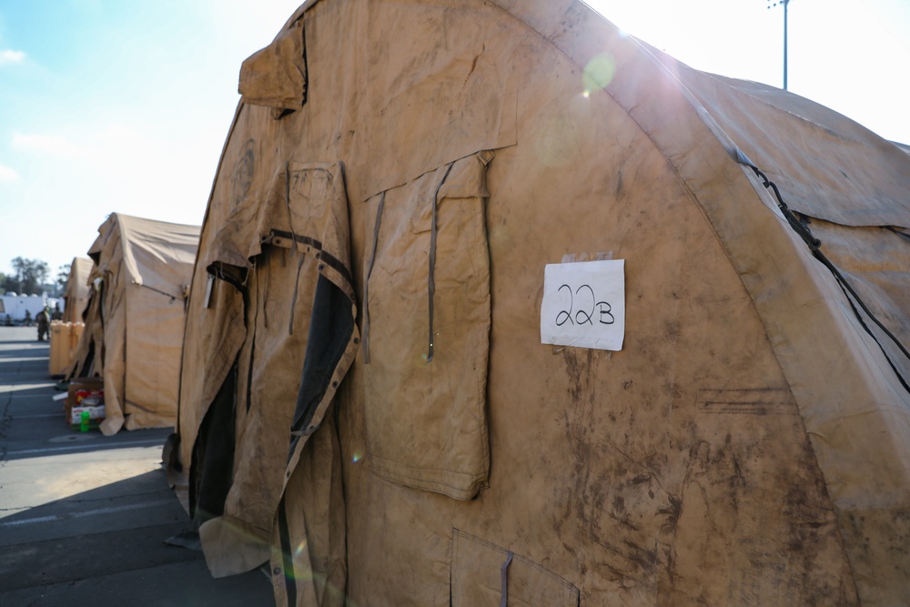 Mobile Barracks Built for Troops Responding to LA Wildfires