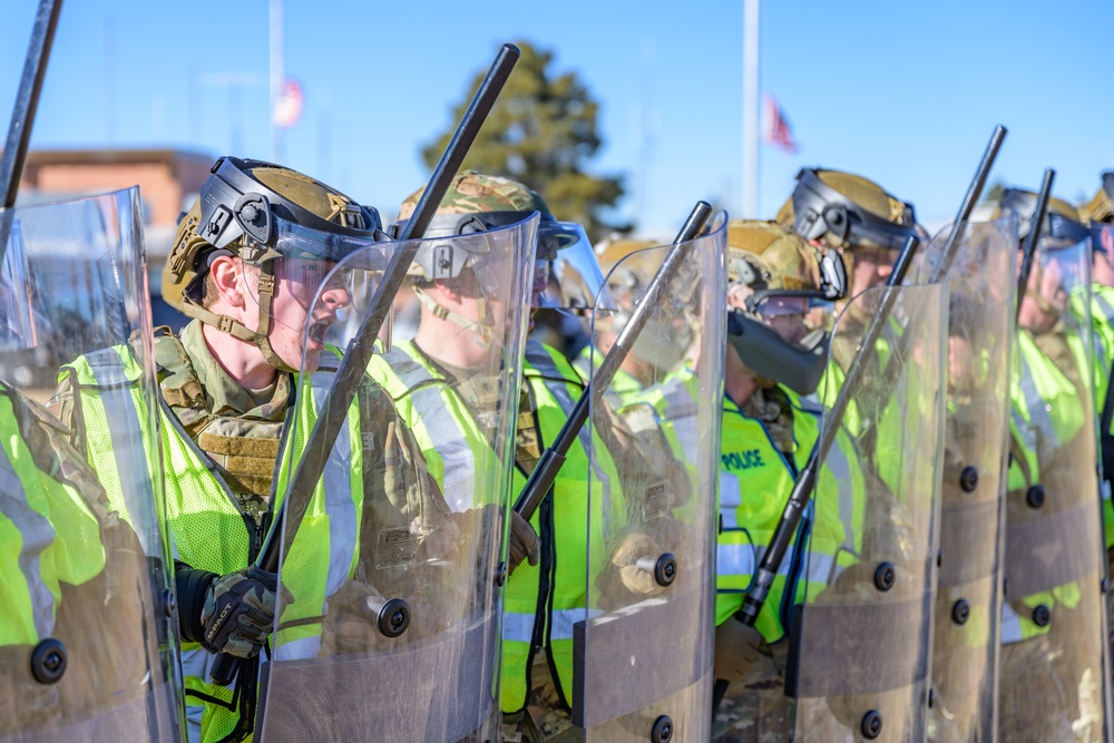 Wyoming National Guard conducts training to support the 60th Presidential Inauguration