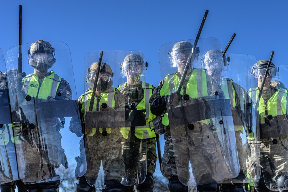 Wyoming National Guard conducts training to support the 60th Presidential Inauguration