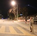 1st Battalion, 143rd Field Artillery Regiment Soldiers guard TCPs with local law enforcement