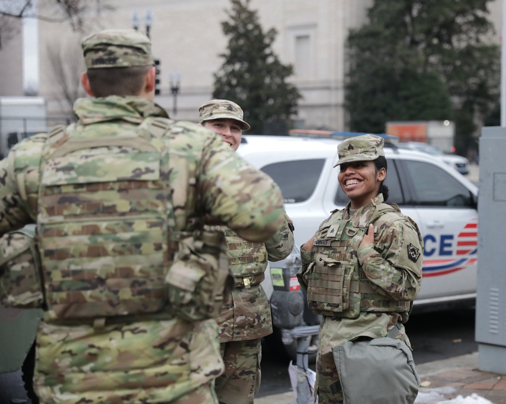 Pennsylvania National Guard Soldiers Prepare for 60th Presidential Inauguration