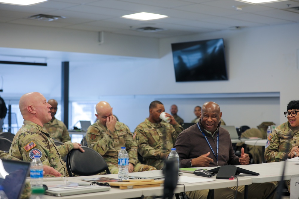 National Guard Bureau J6 Leadership visit Soldiers Ahead of 60th Presidential Inauguration