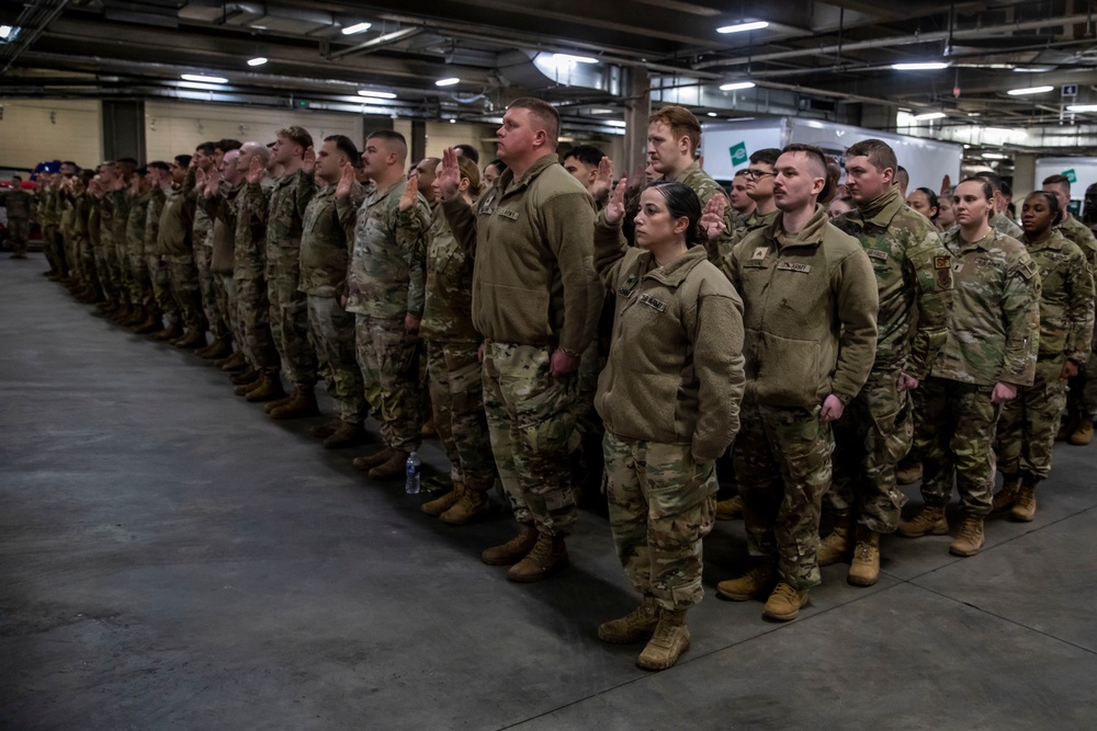 National Guardsmen Receive Deputized as Special Police to Assist with Public Safety Prior to 60th Presidential Inauguration