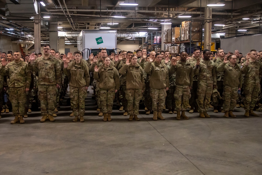 National Guardsmen Receive Deputized as Special Police to Assist with Public Safety Prior to 60th Presidential Inauguration