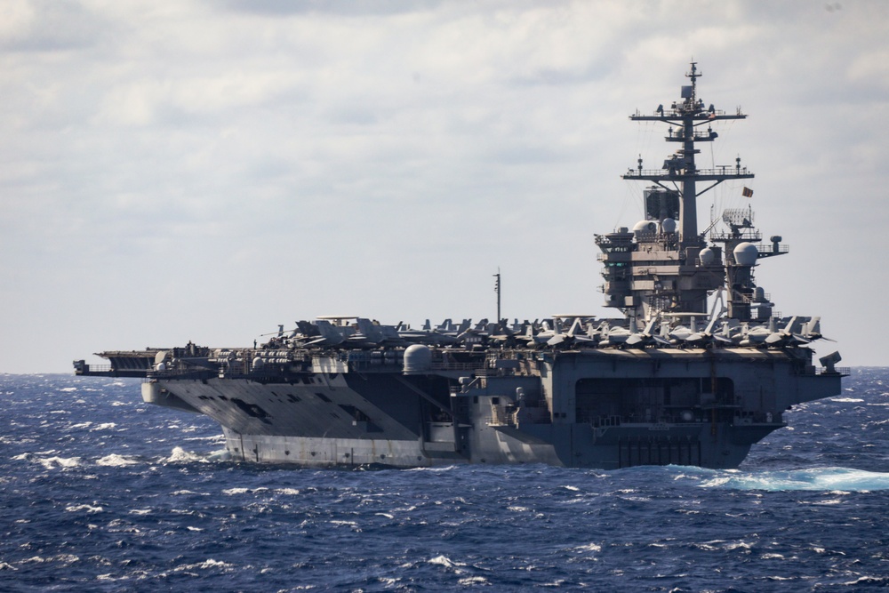 Carrier Strike Group 1 conducts a Maritime Cooperative Activity with the Philippines in the South China Sea