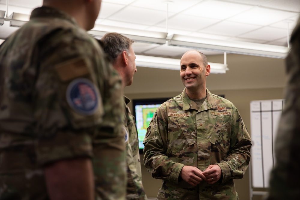 Brig. Gen. Mcdonough Visits Service Members Supporting the 60th Presidential Inauguration