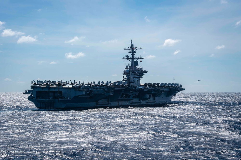 Carrier Strike Group 1 conducts a Maritime Cooperative Activity with the Philippines in the South China Sea