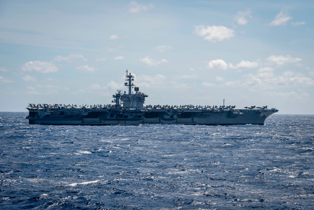 Carrier Strike Group 1 conducts a Maritime Cooperative Activity with the Philippines in the South China Sea