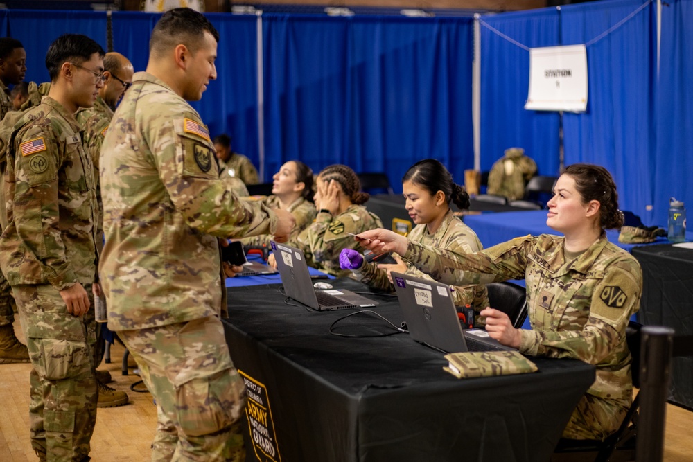 New York National Guardsmen Arrive for 60th Presidential Inauguration Support