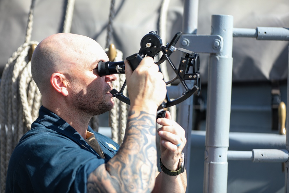 USS Princeton conducts routine operations as part of the Carl Vinson Carrier Strike Group