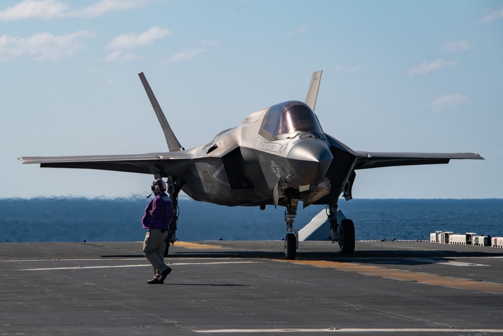 USS America (LHA 6) Conducts Flight Operations