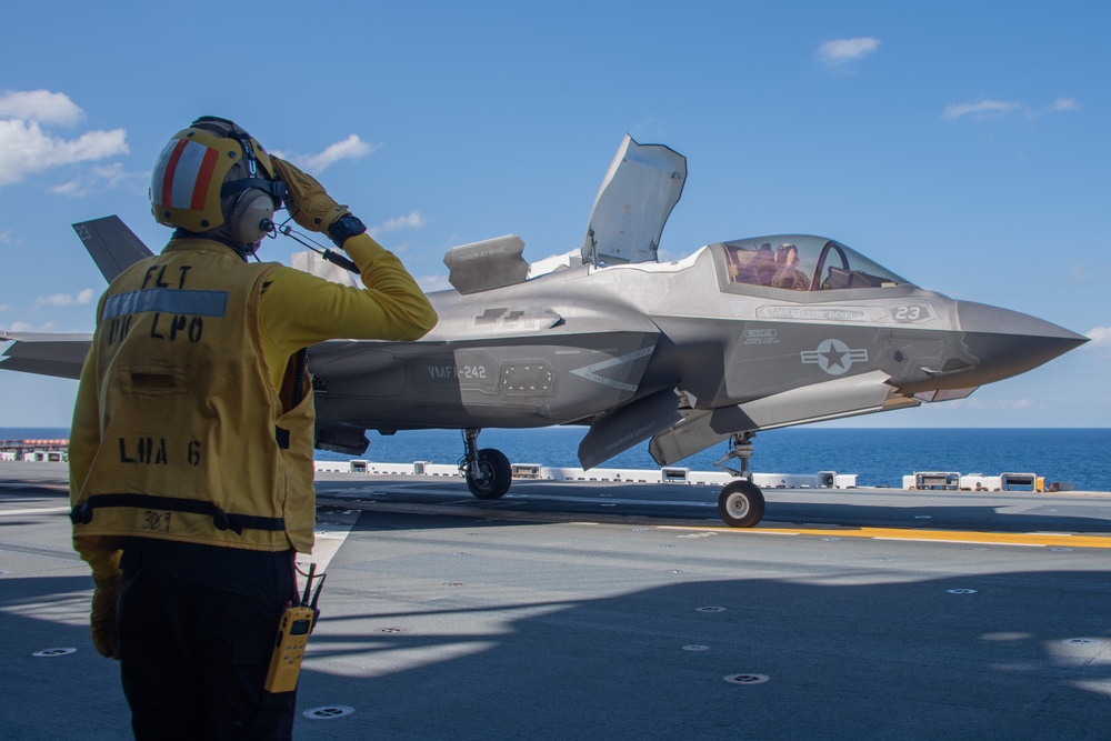 USS America (LHA 6) Conducts Flight Operations