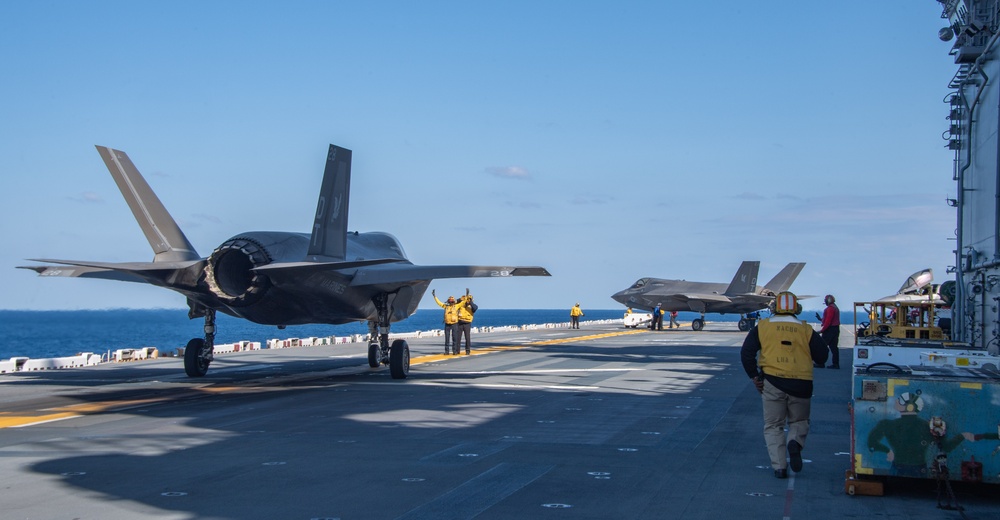 USS America (LHA 6) Conducts Flight Operations