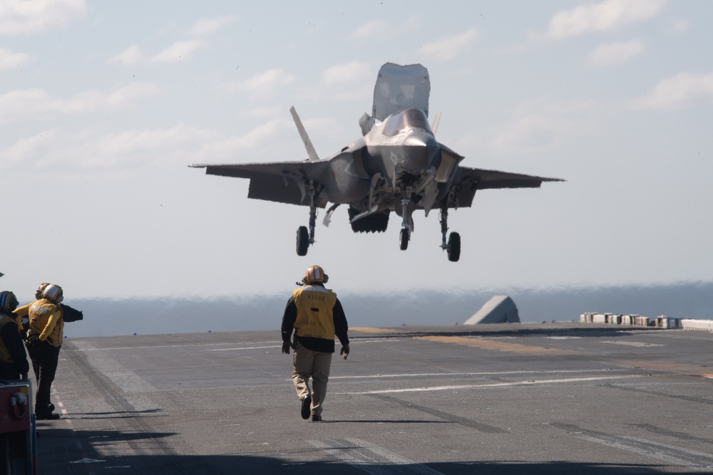 USS America (LHA 6) Conducts Flight Operations