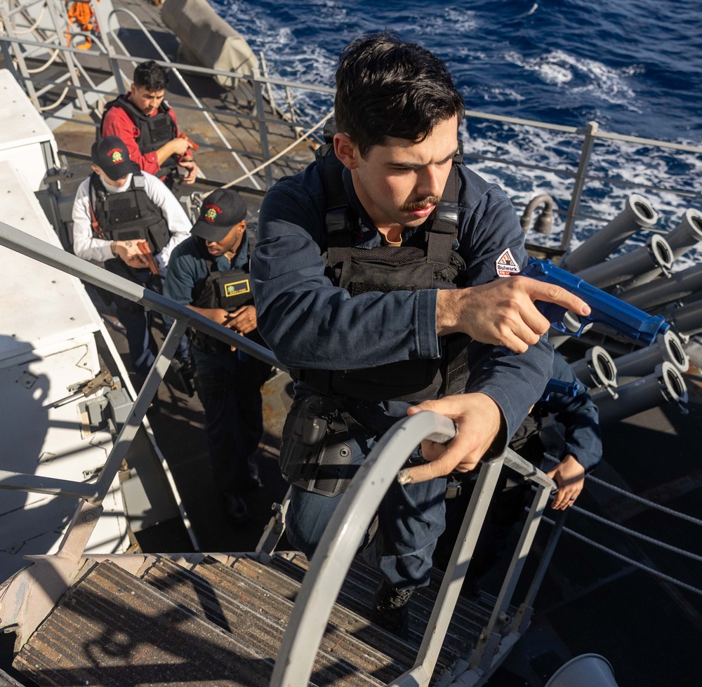 USS Preble (DDG 88) VBSS Drill