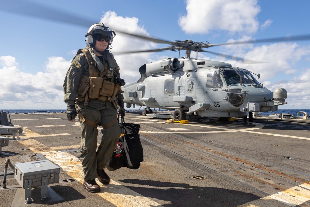 USS Preble (DDG 88) Flight Ops