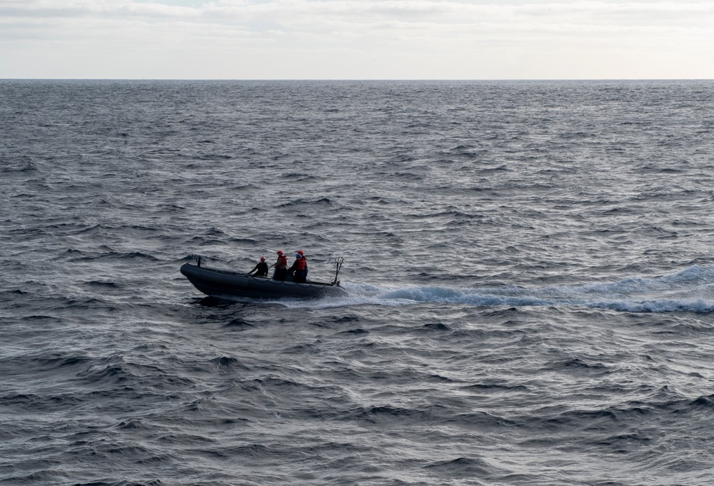 Nimitz Sailors Conduct Small Boat Operations