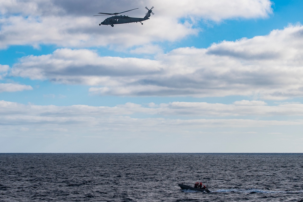 Nimitz Sailors Conduct Small Boat Operations