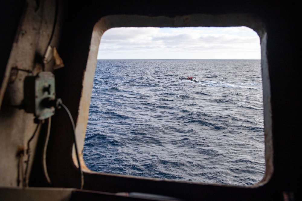 Nimitz Sailors Conduct Small Boat Operations