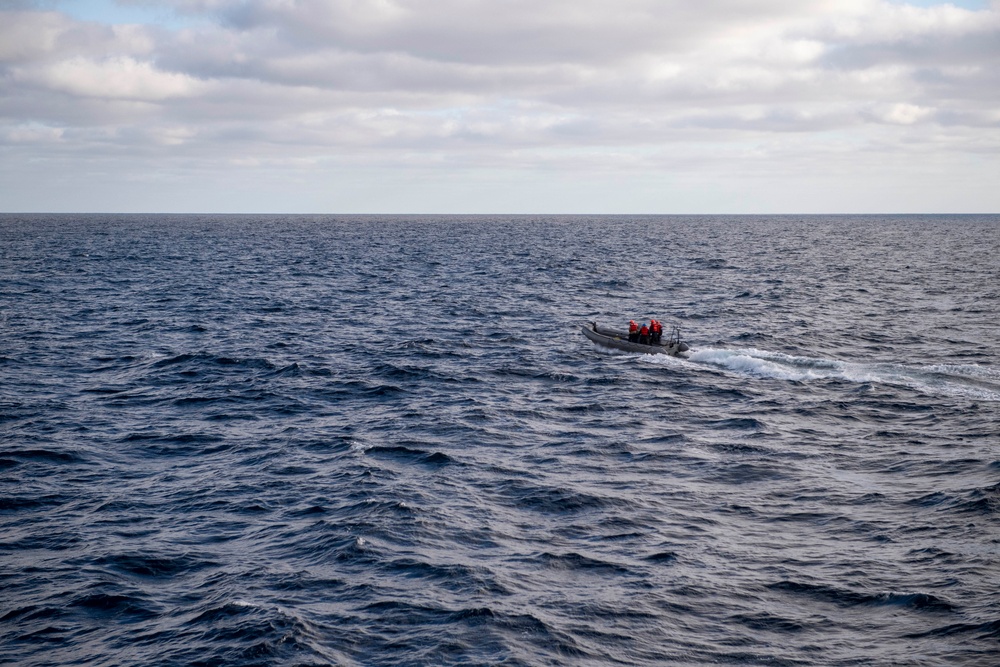 Nimitz Sailors Conduct Small Boat Operations