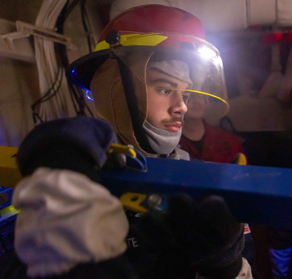 USS Preble (DDG 88) Structural Damage Drill