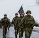 U.S. Armed Forces honor formation of Estonian Artillery Battalion