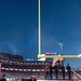 Two T38 Talons fly over Levi's Stadium