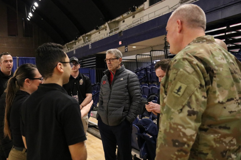 Nebraska Governor Jim Pillen Visits Nebraska National Guardsmen Supporting the Upcoming 60th Presidential Inauguration