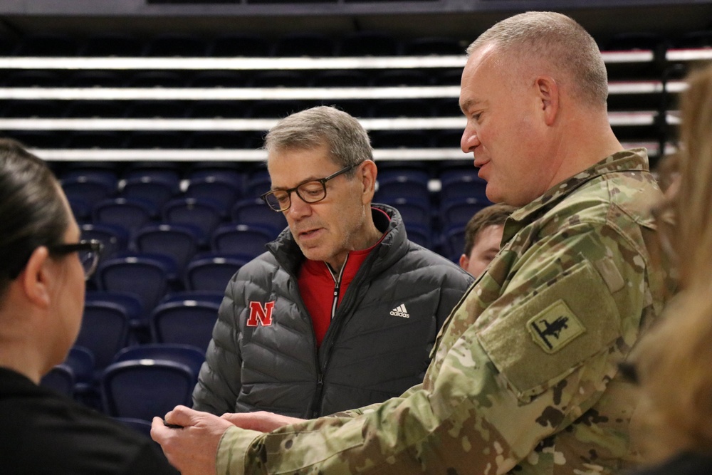 Nebraska Governor Jim Pillen Visits Nebraska National Guardsmen Supporting the Upcoming 60th Presidential Inauguration