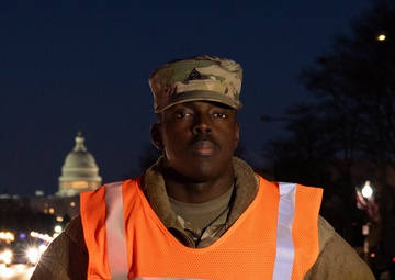 First Inauguration as an American Citizen: Liberian Born, Pennsylvania National Guardsman Supports 60th Presidential Inauguration