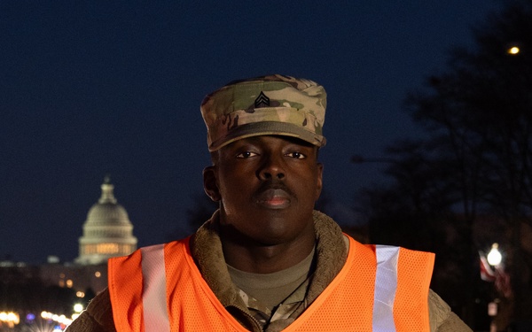 First Inauguration as an American Citizen: Liberian Born, Pennsylvania National Guardsman Supports 60th Presidential Inauguration