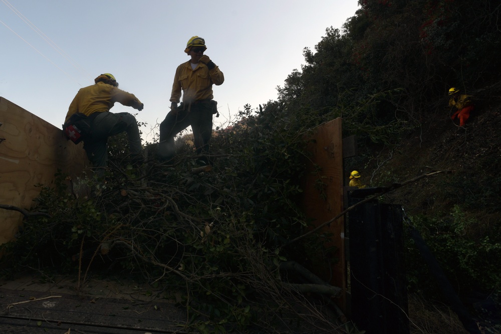 California Army National Guard assists with Los Angeles wildfire response efforts