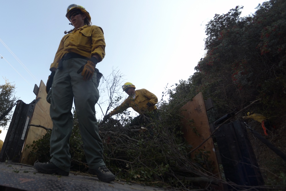 California Army National Guard assists with Los Angeles wildfire response efforts