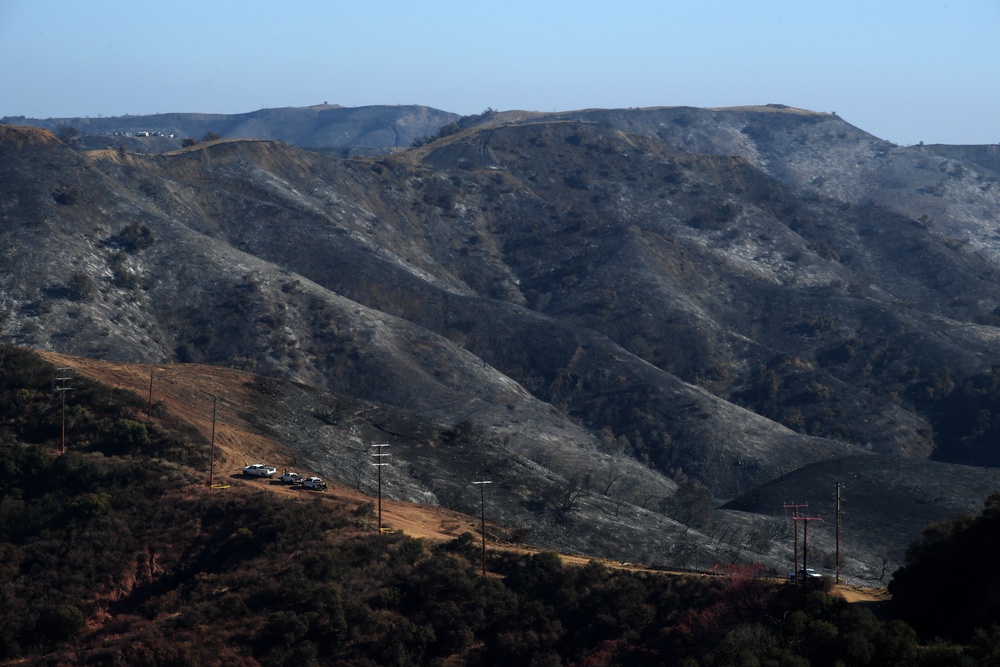 California Army National Guard assists with Los Angeles wildfire response efforts