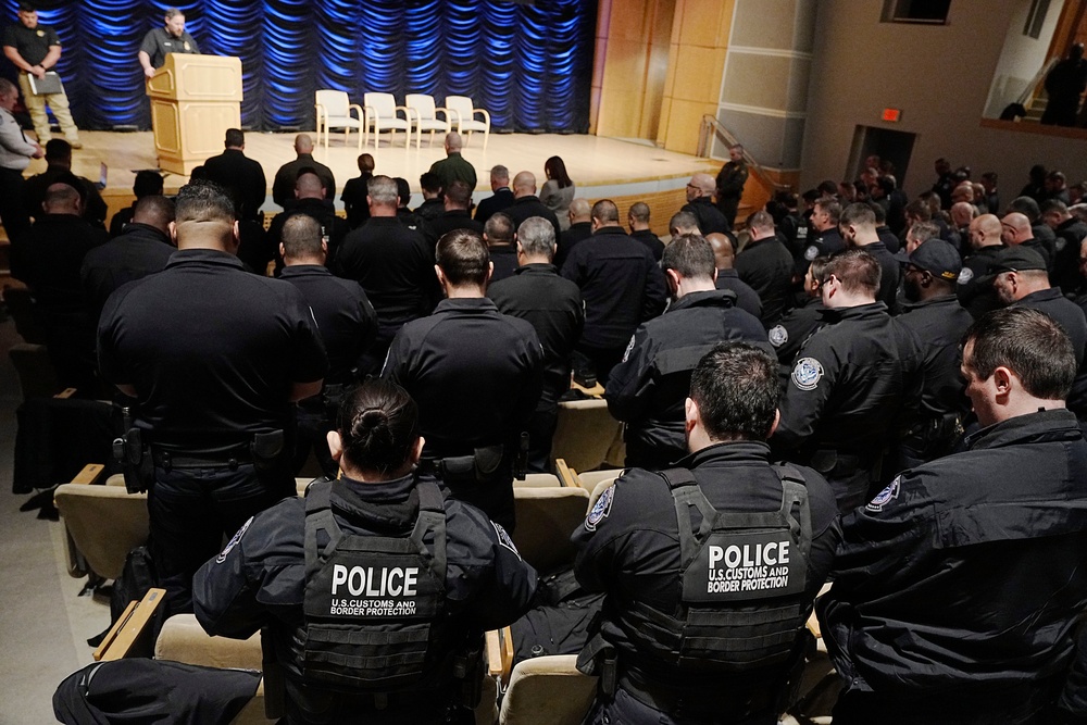 CBP officers and agents sworn-in for 60th Presidential Inuagural Event