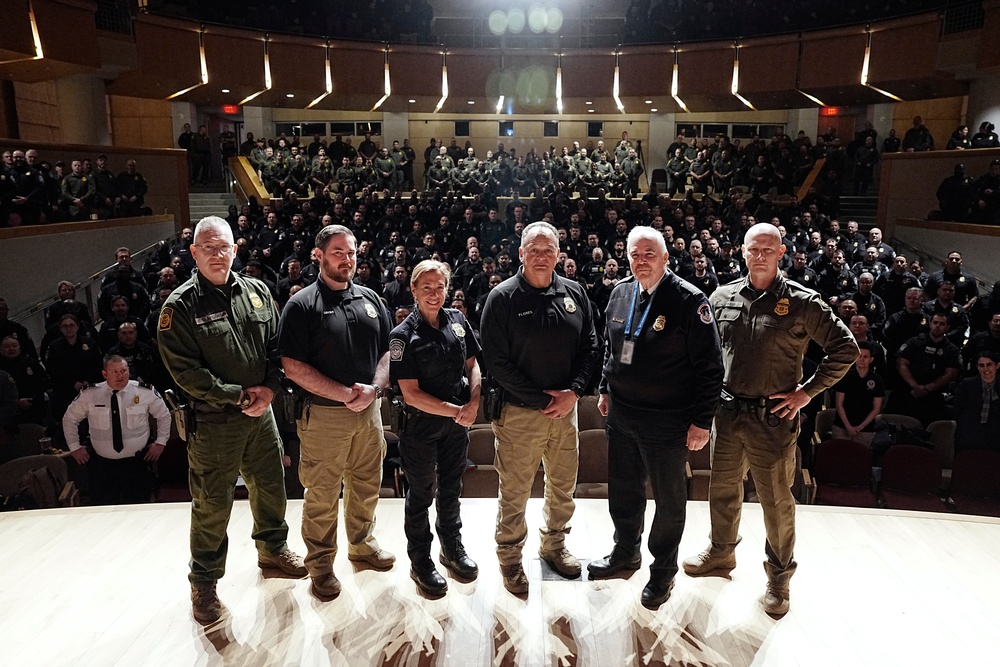 CBP officers and agents sworn-in for 60th Presidential Inuagural Event