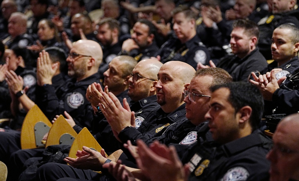 CBP officers and agents sworn-in for 60th Presidential Inuagural Event