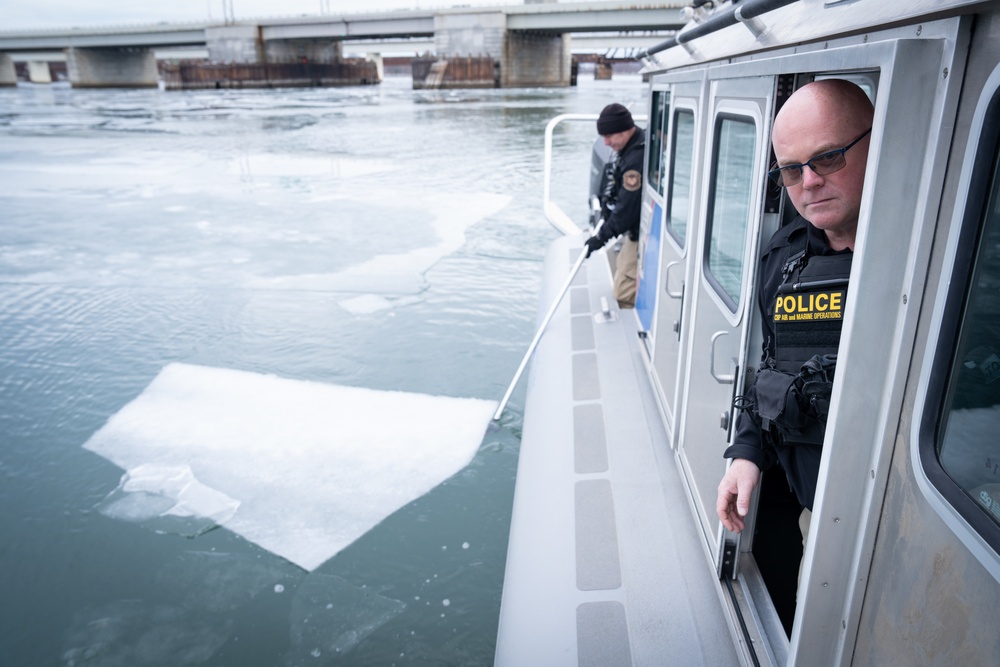 CBP Air and Marine Operations provides security in support of the 60th Presidential Inauguration