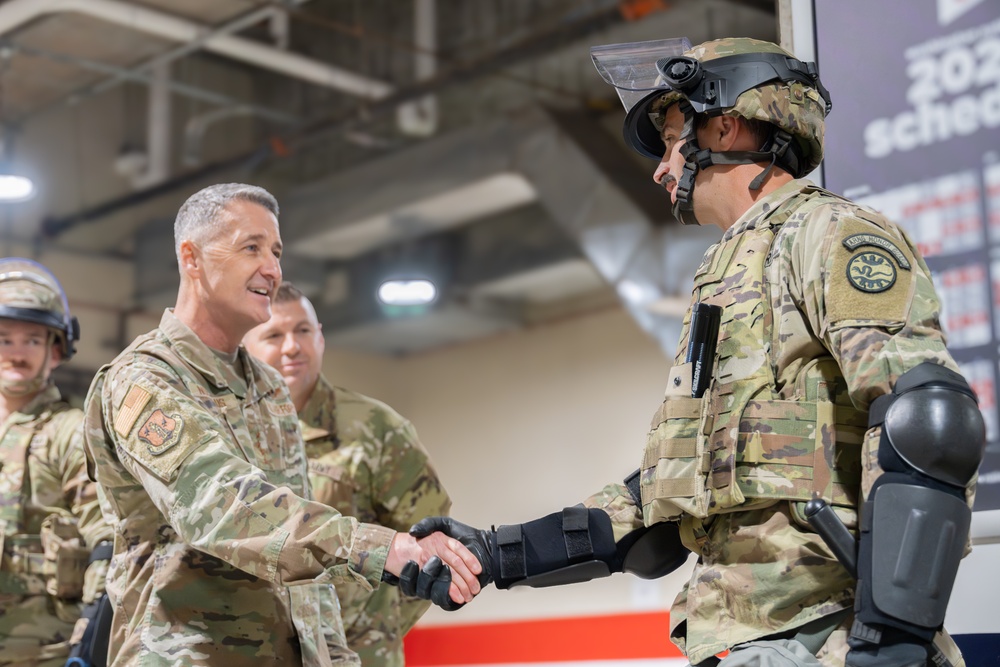 Chief of the National Guard Bureau Presents Coins to Idaho National Guard Soldiers Preparing to Support 60th Presidential Inauguration