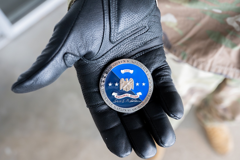 Chief of the National Guard Bureau Presents Coins to Idaho National Guard Soldiers Preparing to Support 60th Presidential Inauguration