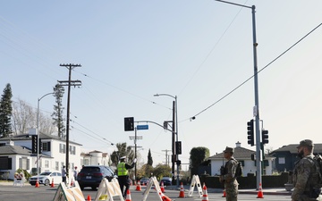 The 870th and 670th MP Company assist local law enforcement at Traffic Control Points