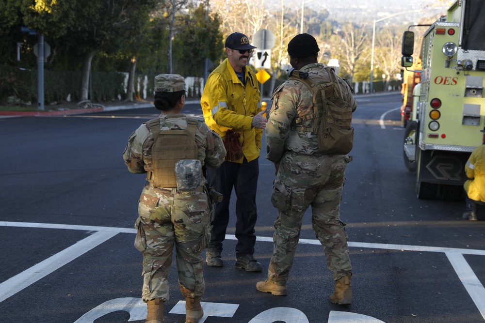 The 870th and 670th Military Police Company assist local law enforcement at Traffic Control Points