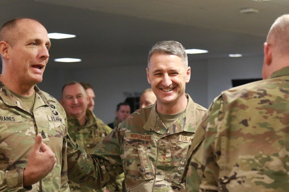 Chief of National Guard Bureau Meets with Service Members Supporting 60th Presidential Inauguration
