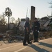 Cal Fire, California Task Force 3 and Ejercito Mexicano Rescate respond to the Palisades wildfire in California.