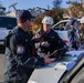 Cal Fire, California Task Force 3 and Ejercito Mexicano Rescate respond to the Palisades wildfire in California.