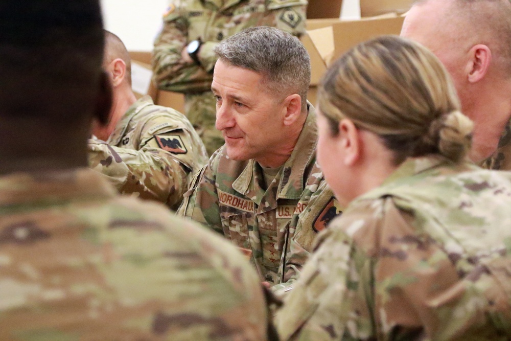 Chief of National Guard Bureau Meets with Service Members Supporting 60th Presidential Inauguration