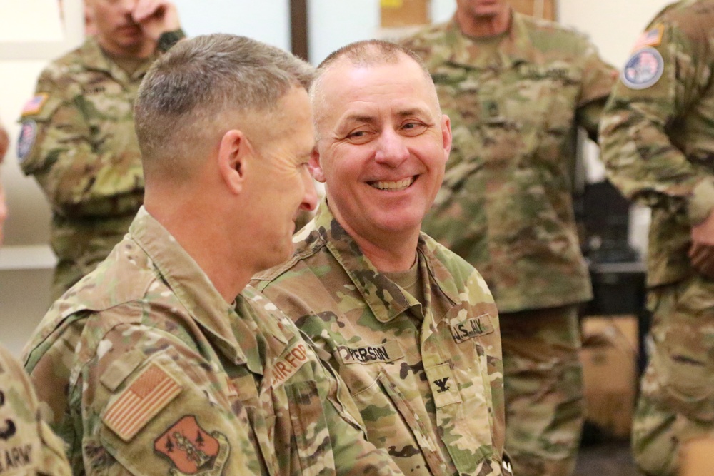 Chief of National Guard Bureau Shares Meal with Service Members Supporting 60th Presidential Inauguration