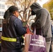 FEMA Disaster Survivor Assistance team and volunteers assist wildfire survivors at the Run with Us community event in Pasadena, California