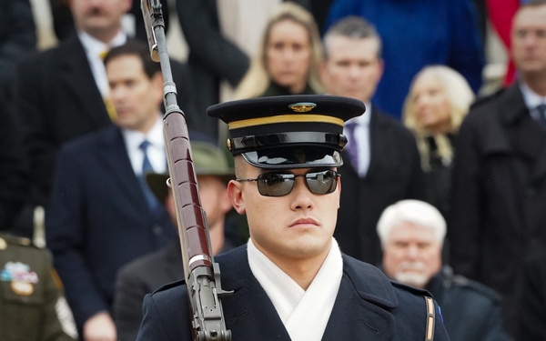 President-Elect Trump and Vice President-Elect Vance visit Arlington National Cemetery in advance of Inauguration Day