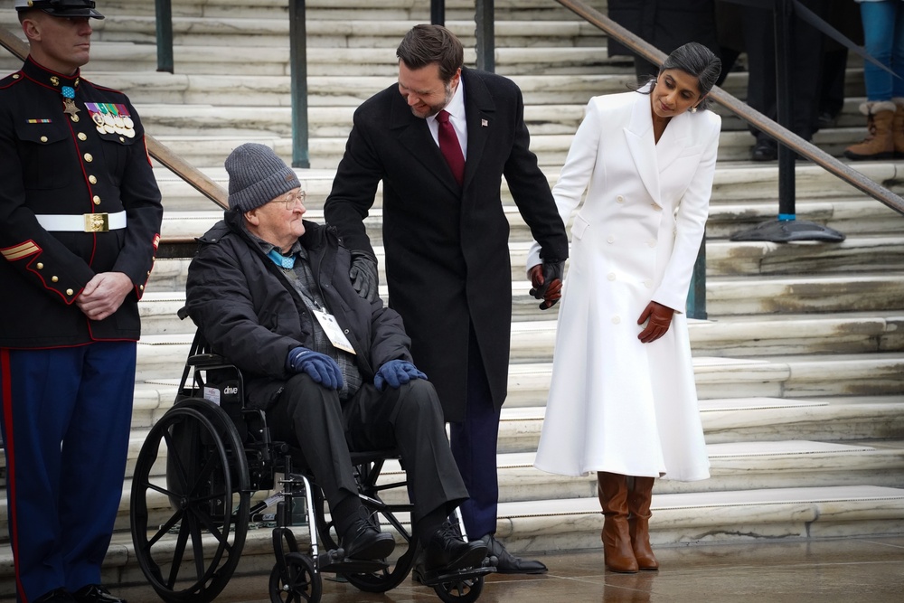 President-Elect Trump and Vice President-Elect Vance visit Arlington National Cemetery in advance of Inauguration Day